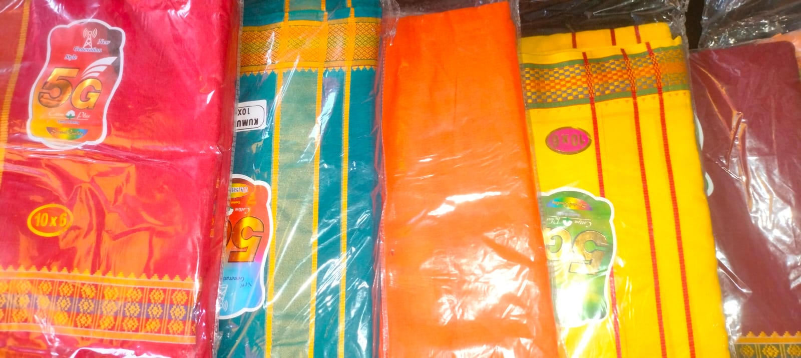 Cotton dhoti 6mtr